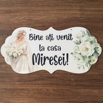 placuta bine ati venit la casa miresei - placuta bine ati venit placuta intampinare oaspeti